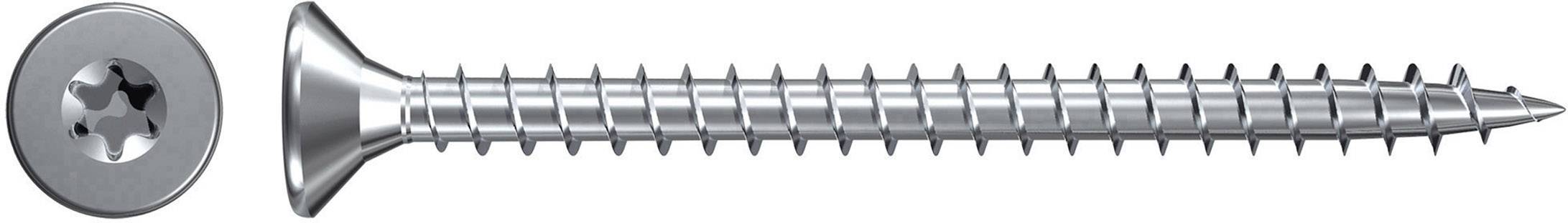 Fischer 551213 Wkręt z łbem płaskim 5 mm 20 mm Krzyżakowy PZ cynkowany galwanicznie 500 szt. - obrazek 1