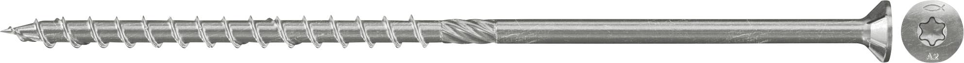 Fischer 657407 Wkręt o łbie stożkowym płaskim 6 mm 200 mm sześciokąt cynkowany galwanicznie 100 szt. - obrazek 1