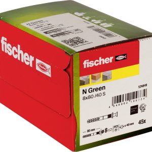 Fischer 524849 Kołek wbijany 80 mm 8 mm 45 szt. Fischer 524849 Kołek wbijany 80 mm 8 mm 45 szt.