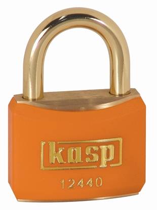 Kłódka Kasp K12440ORAD 40 mm Zamykana na klucz z zamkiem kluczykowym - obrazek 1