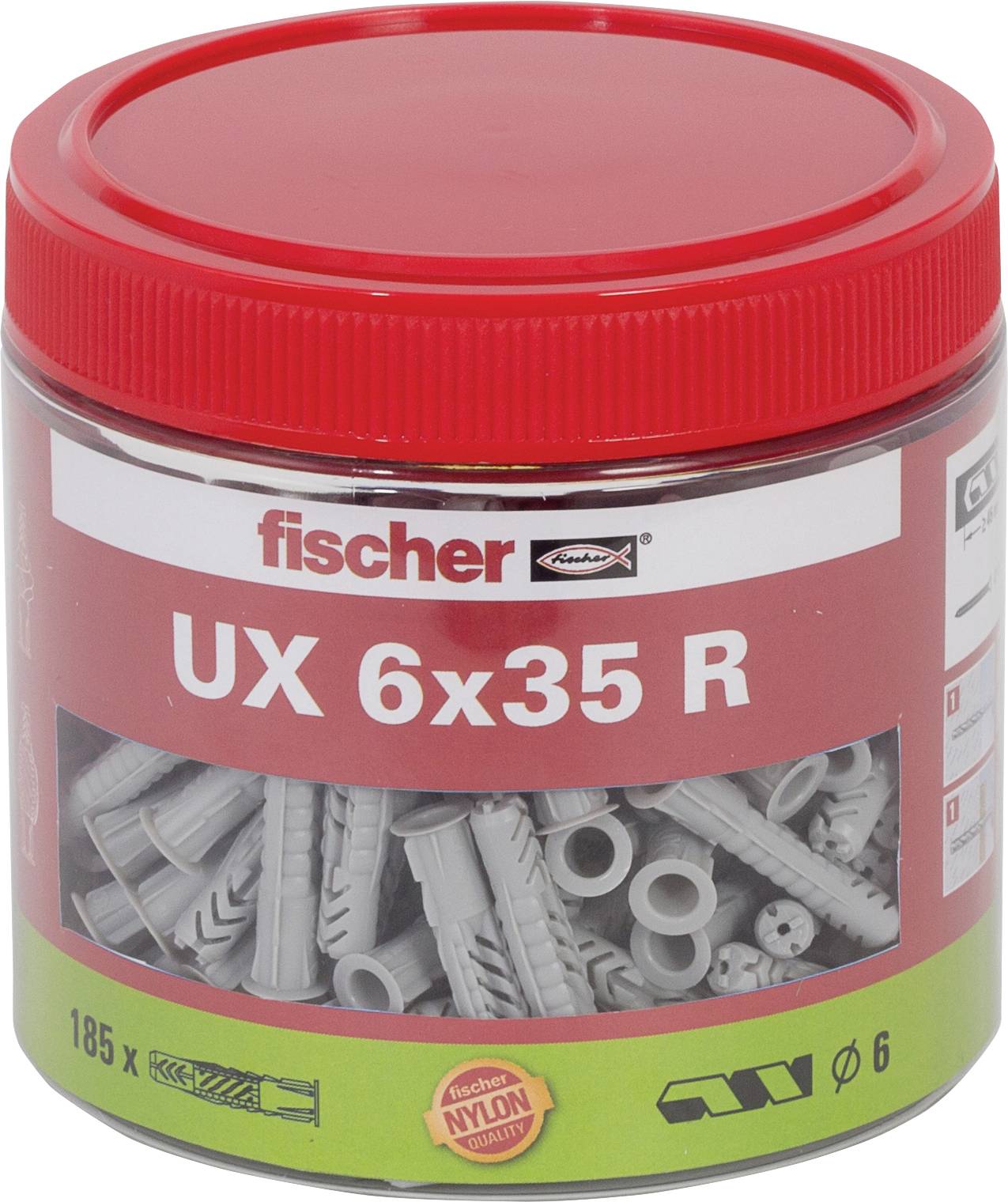 Fischer 531027 Kołek uniwersalny 35 mm 6 mm 1 szt. - obrazek 1