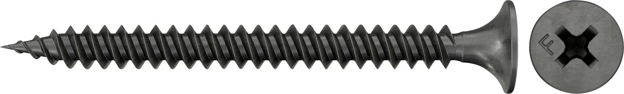 Wkręt do płyt gipsowo-kartonowych Fischer 665022 55 mm 600 szt. - obrazek 1