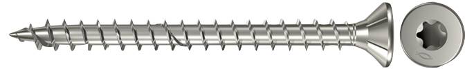 Fischer 657274 Wkręt o łbie stożkowym płaskim 3.5 mm 30 mm sześciokąt cynkowany galwanicznie 200 szt. - obrazek 1
