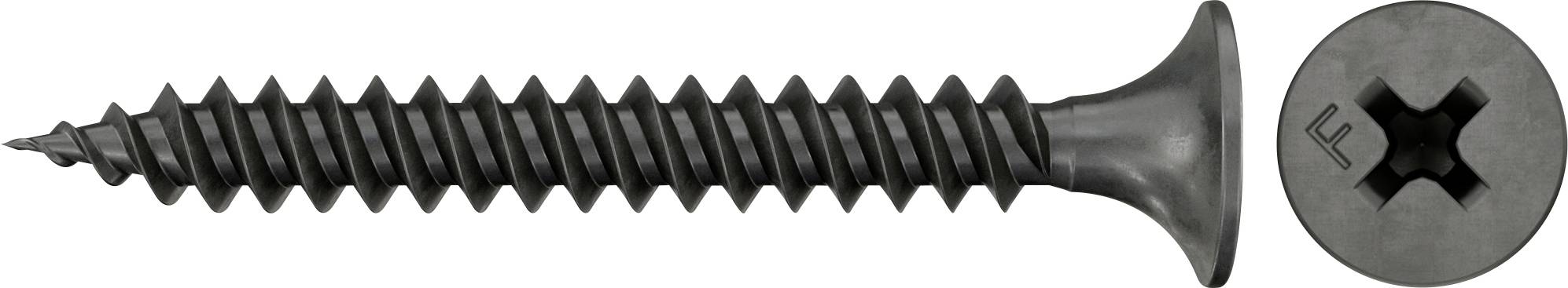 Wkręt do płyt gipsowo-kartonowych Fischer 665011 30 mm 1000 szt. - obrazek 1
