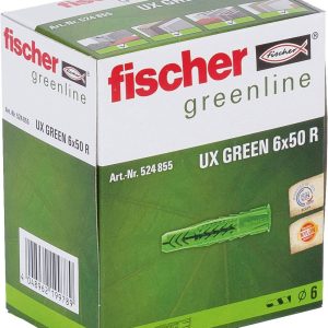 Fischer 524855 Kołek uniwersalny 50 mm 6 mm 40 szt. Fischer 524855 Kołek uniwersalny 50 mm 6 mm 40 szt.