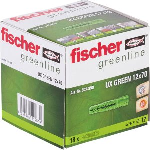 Fischer 524858 Kołek uniwersalny 70 mm 12 mm 18 szt. Fischer 524858 Kołek uniwersalny 70 mm 12 mm 18 szt.