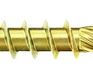 Fischer 660203 Wkręty do płyt MDF 3.5 mm 50 mm sześciokąt cynkowany galwanicznie 200 szt.