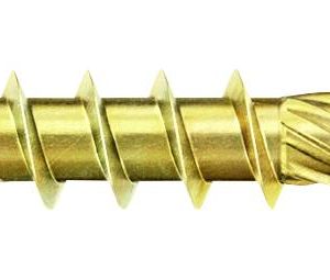Fischer 660206 Wkręty do płyt MDF 4 mm 50 mm sześciokąt cynkowany galwanicznie 200 szt.