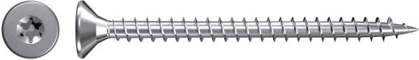 Fischer 551093 Wkręt z łbem płaskim 3.5 mm 25 mm sześciokąt cynkowany galwanicznie 1000 szt.