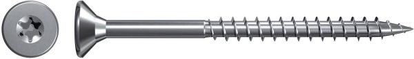 Fischer 551255 Wkręt z łbem płaskim 6 mm 120 mm sześciokąt cynkowany galwanicznie 100 szt.