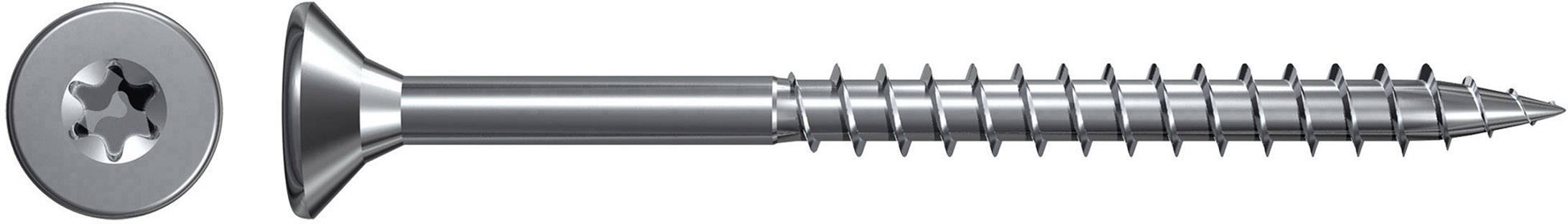 Fischer 551255 Wkręt z łbem płaskim 6 mm 120 mm sześciokąt cynkowany galwanicznie 100 szt. - obrazek 1