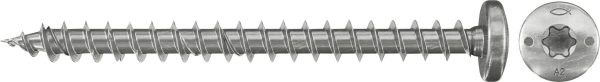 Fischer 657361 Wkręt o łbie stożkowym płaskim 3.5 mm 20 mm sześciokąt cynkowany galwanicznie 200 szt.