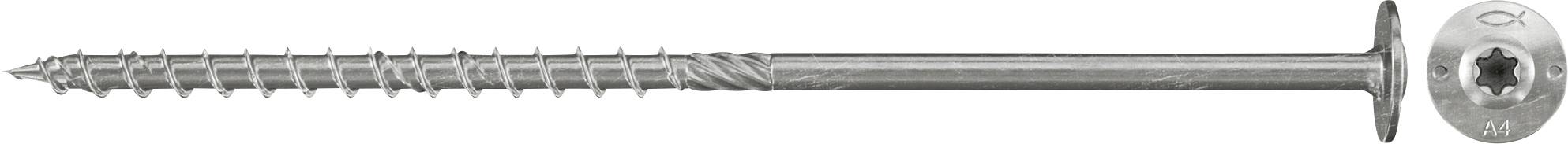 Fischer 657434 Wkręt do drewna 6 mm 80 mm sześciokąt cynkowany galwanicznie 200 szt. - obrazek 1