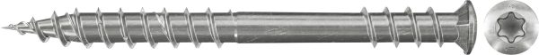 Fischer 660614 Śruby ścienne tarasowe 5.5 mm 40 mm sześciokąt stal nierdzewna 200 szt.