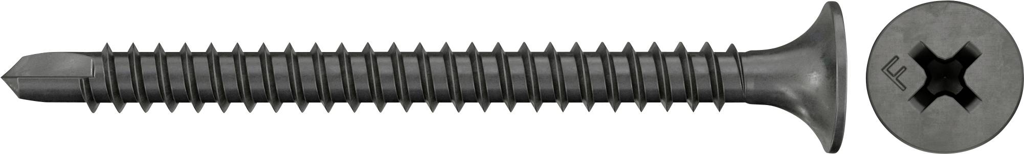 Wkręt do płyt gipsowo-kartonowych Fischer 665074 45 mm 1000 szt. - obrazek 1