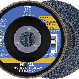 Tarcza listkowa POLIFAN PFC 115 Z 40 PSF STEELOX PFERD TOOLS Z Psf Steelox 67764115 10 szt. Tarcza listkowa POLIFAN PFC 115 Z 40 PSF STEELOX PFERD TOOLS Z Psf Steelox 67764115 10 szt.