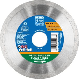 PFERD TOOLS 68000012 Dg Fl Psf Tarcza tnąca diamentowa Średnica 125 mm Średnica otworu 22.23 mm 1 szt. PFERD TOOLS 68000012 Dg Fl Psf Tarcza tnąca diamentowa Średnica 125 mm Średnica otworu 22.23 mm 1 szt.