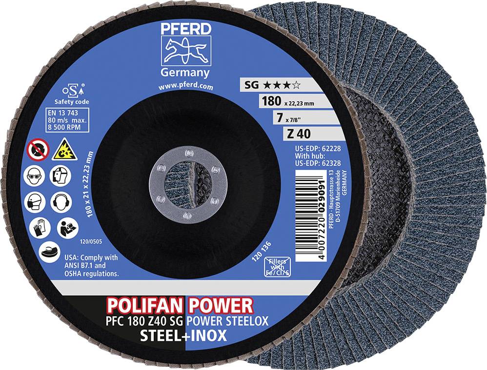 Tarcza lamelkowa PFERD TOOLS Z Sg Power Steelox 67784185 10 szt. - obrazek 1