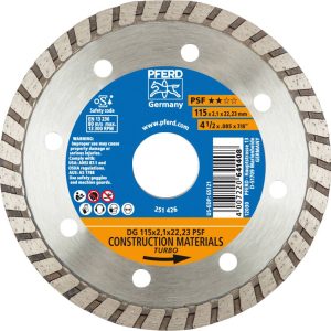 PFERD TOOLS 68011222 Dg Psf Tarcza tnąca diamentowa Średnica 115 mm Średnica otworu 22.23 mm 1 szt. PFERD TOOLS 68011222 Dg Psf Tarcza tnąca diamentowa Średnica 115 mm Średnica otworu 22.23 mm 1 szt.