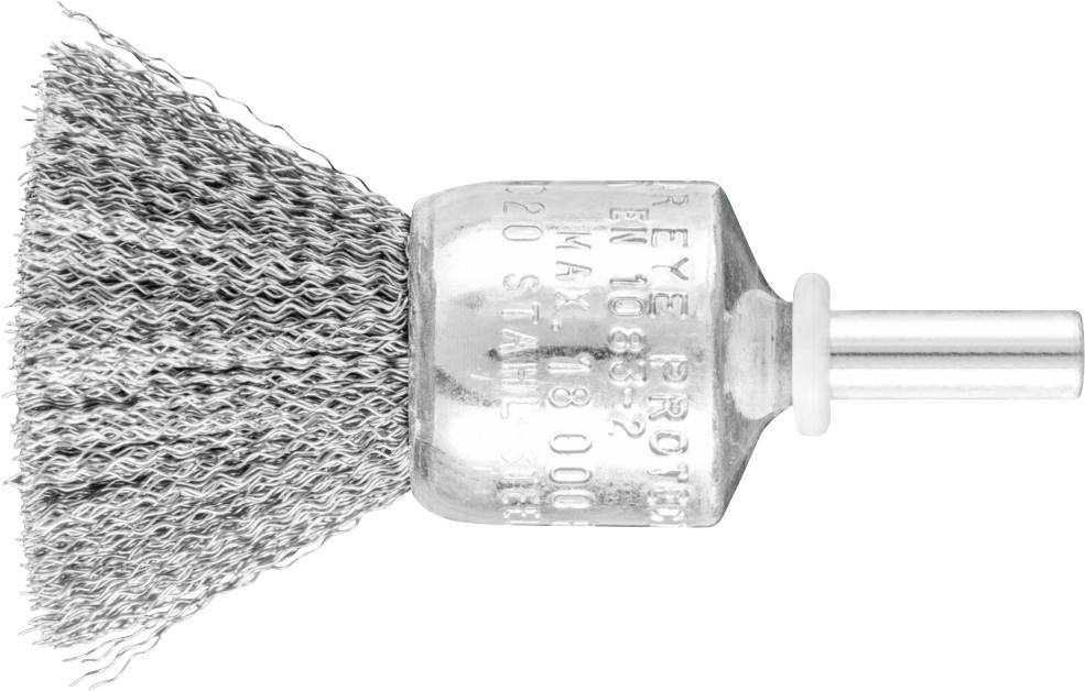 PFERD TOOLS Szczotka okrągła z chwytem, niepleciona PBU 2022/6 ST 0,20 Pbu 43202005 10 szt. - obrazek 1