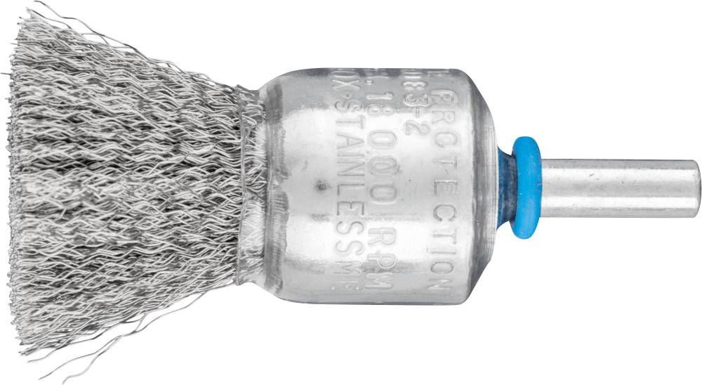 PFERD TOOLS Szczotka okrągła z chwytem, niepleciona PBU 2022/6 INOX 0,20 Pbu 43202007 10 szt. - obrazek 1