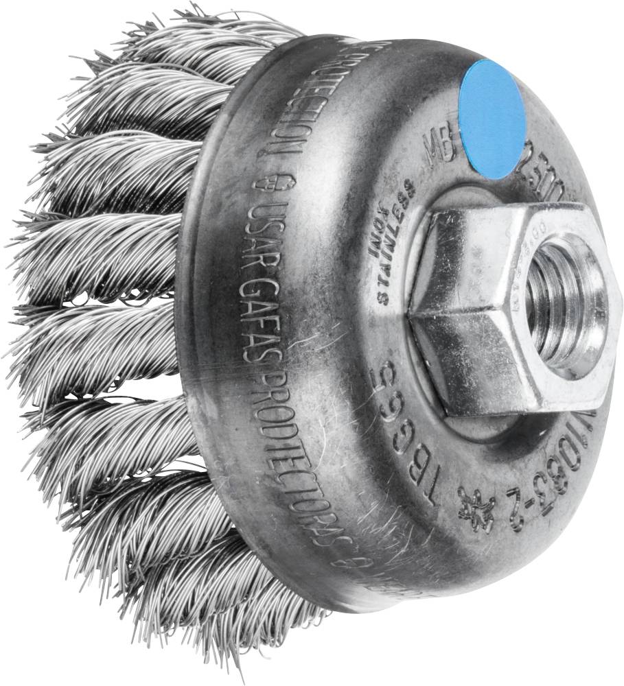 PFERD TOOLS Szczotka garnkowa z gwintem, pleciona POS TBG 65/M14 INOX 0,35 Tbg 43305003 1 szt. - obrazek 1