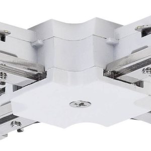 Element systemu szynowego wysokonapięciowego Paulmann 97687 Złaczka X biały