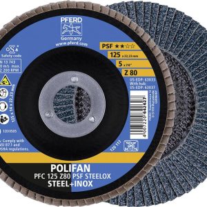 Tarcza listkowa POLIFAN PFC 125 Z 80 PSF STEELOX PFERD TOOLS Z Psf Steelox 67768125 10 szt. Tarcza listkowa POLIFAN PFC 125 Z 80 PSF STEELOX PFERD TOOLS Z Psf Steelox 67768125 10 szt.