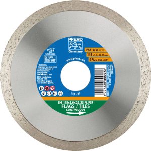PFERD TOOLS 68000011 Dg Fl Psf Tarcza tnąca diamentowa Średnica 115 mm Średnica otworu 22.23 mm 1 szt. PFERD TOOLS 68000011 Dg Fl Psf Tarcza tnąca diamentowa Średnica 115 mm Średnica otworu 22.23 mm 1 szt.