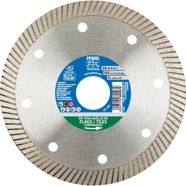 PFERD TOOLS 68000032 Dg Fl Sg Tarcza tnąca diamentowa Średnica 125 mm Średnica otworu 22.23 mm 1 szt.