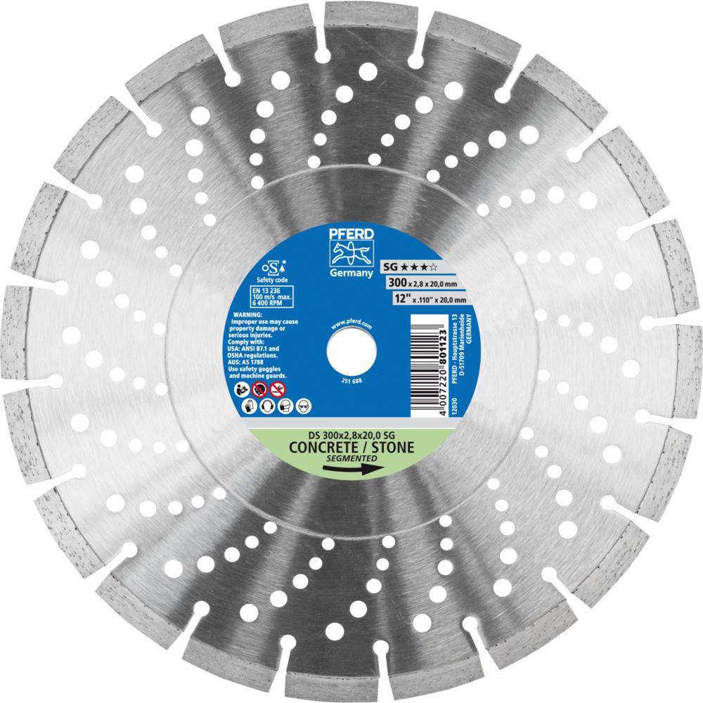 PFERD TOOLS 68000045 Ds Sg Tarcza tnąca diamentowa Średnica 300 mm Średnica otworu 20 mm 1 szt. - obrazek 1