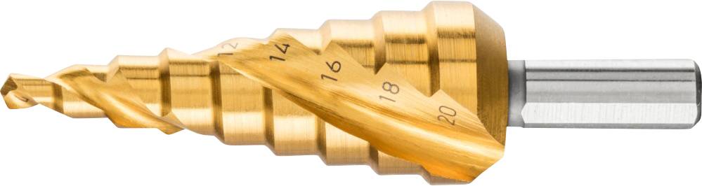 PFERD TOOLS 25201042 HSS Wiertło stożkowe stopniowe Długość całkowita 75 mm 1 szt. - obrazek 1