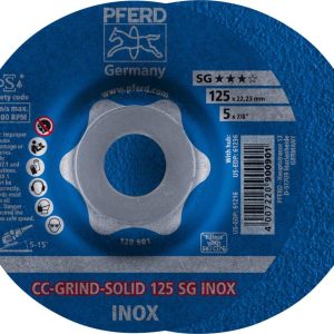 PFERD TOOLS 64186125 Cc-Grind-Solid Sg Inox Tarcza tnąca wygięta Średnica 125 mm Średnica otworu 22.23 mm 10 szt. PFERD TOOLS 64186125 Cc-Grind-Solid Sg Inox Tarcza tnąca wygięta Średnica 125 mm Średnica otworu 22.23 mm 10 szt.