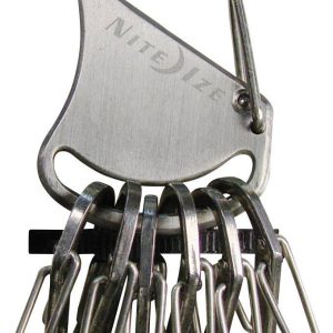 NITE Ize Karabińczyk na klucze NI-KRS-03-11 KeyRack 6 S-Biner srebrny 1 szt. NITE Ize Karabińczyk na klucze NI-KRS-03-11 KeyRack 6 S-Biner srebrny 1 szt.