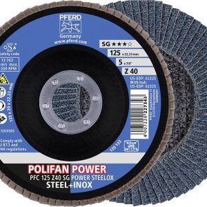 Tarcza listkowa POLIFAN PFC 125 Z 40 SG POWER STEELOX PFERD TOOLS 67784125 Średnica 125 mm 10 szt. Tarcza listkowa POLIFAN PFC 125 Z 40 SG POWER STEELOX PFERD TOOLS 67784125 Średnica 125 mm 10 szt.