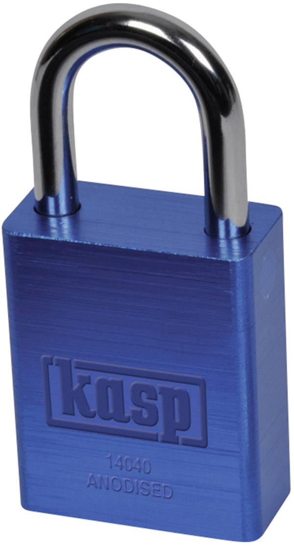 Kłódka Kasp K14040BLUD 38 mm Zamykana na klucz - obrazek 1
