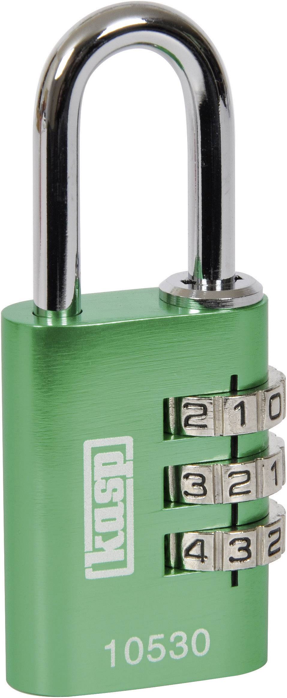 Kłódka Kasp K10530GRED 30 mm z zamkiem szyfrowym - obrazek 1
