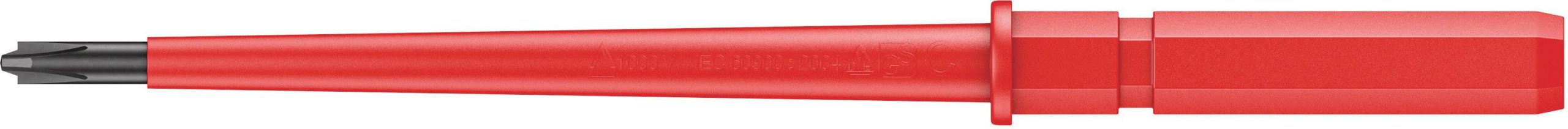 Wkrętak z wymiennymi końcówkami Wera Kraftform Kompakt VDE 62i 05003440001 płaski, krzyżakowy Phillips 1 154 mm - obrazek 1