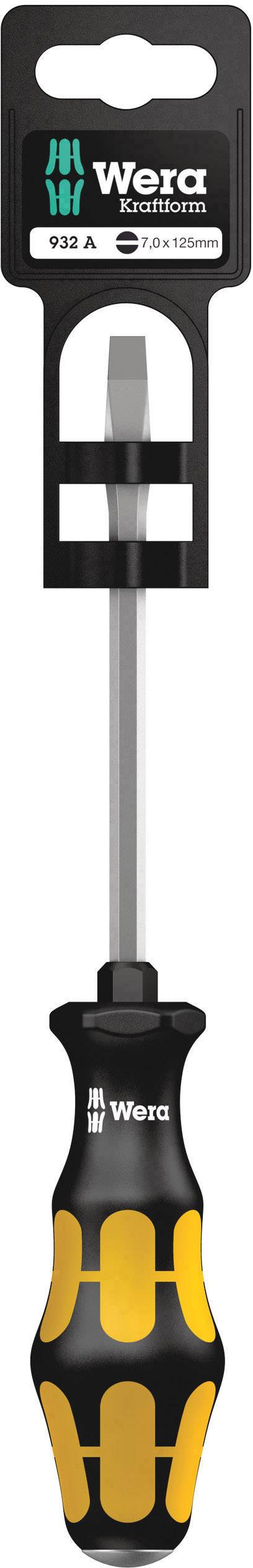 Wkrętak płaski Wera 932 A 05100086001 Szerokość klingi: 7 mm Długość końcówki: 125 mm - obrazek 1