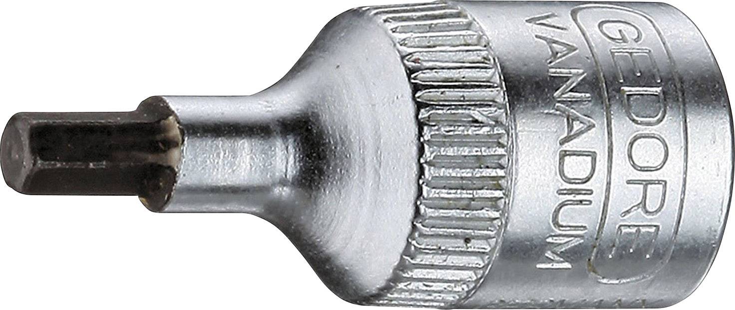 Gedore IN 20 5 6176360 wewnętrzny sześciokąt Nasadka trzpieniowa 5 mm 1/4" SW 5 1/4" (6,3 mm) - obrazek 1
