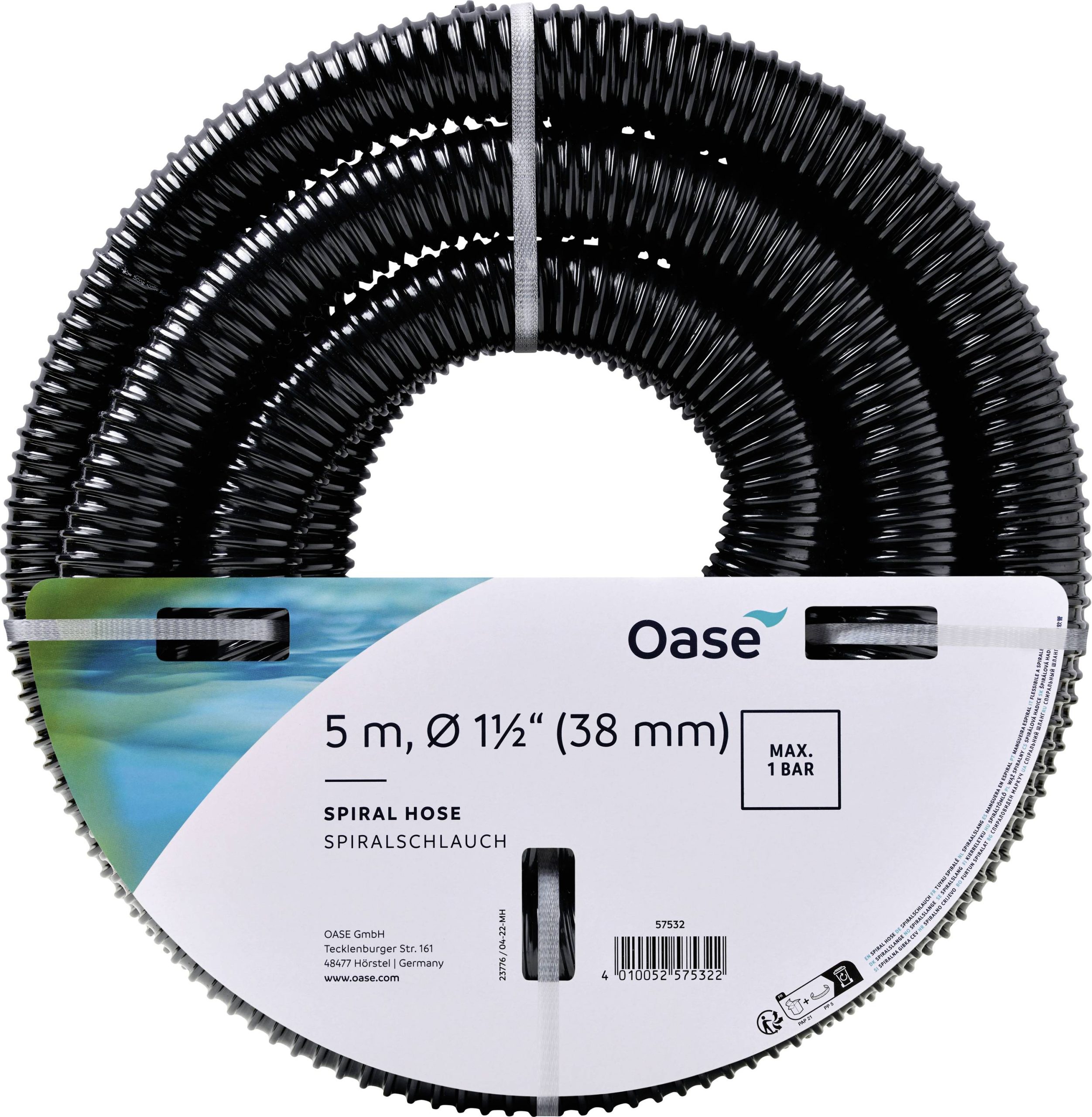 Oase 57532 Wąż spirany (Ø) 38 mm 5 m - obrazek 1