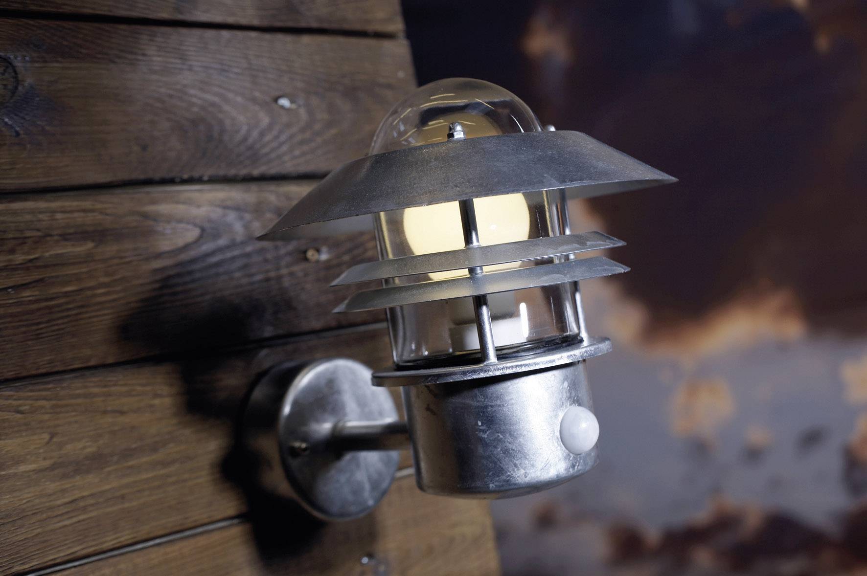 Zewnętrzna lampa ścienna z czujnikiem ruchu Nordlux Blokhus 25031031 60 W IP54 - obrazek 1