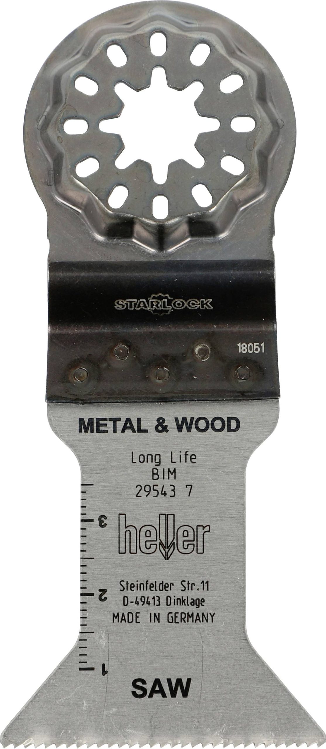 Heller 29543 7 bimetal Ostrze do multinarzędzia 1 szt. 1 szt. - obrazek 1
