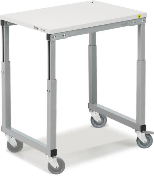 Treston SAP710 produkt uniwersalny Wózek magazynowy z hamulcami stal malowany proszkowo jasnoszary