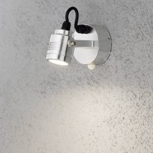 Zewnętrzna lampa ścienna z czujnikiem ruchu Konstsmide Monza Medium 7941-310 3 W IP54