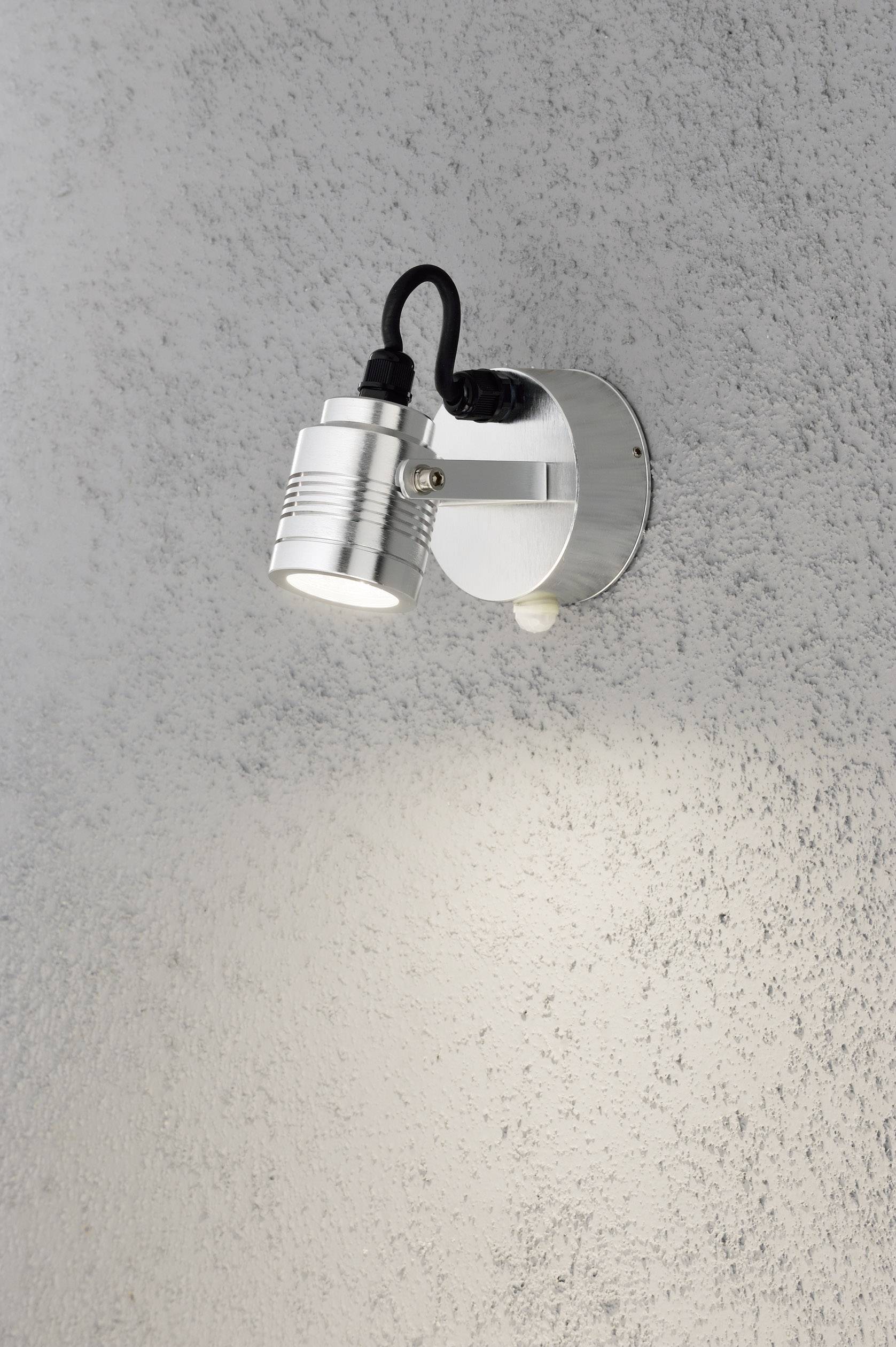 Zewnętrzna lampa ścienna z czujnikiem ruchu Konstsmide Monza Medium 7941-310 3 W IP54 - obrazek 1