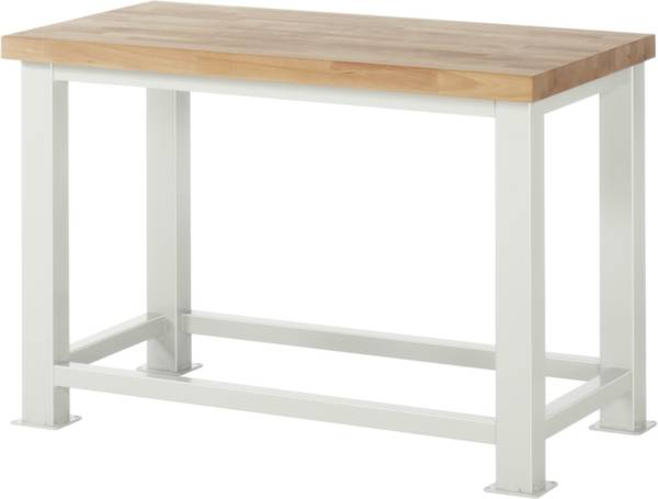 RAU 03 SLW-129B5S.12 Stół warsztatowy do dużych obciążeń (S x W x G) 1250 x 850 x 900 mm szary błyszczący - obrazek 1