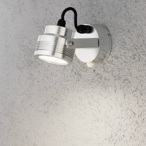 Zewnętrzna lampa ścienna z czujnikiem ruchu Konstsmide Monza Big 7942-310 6 W IP54
