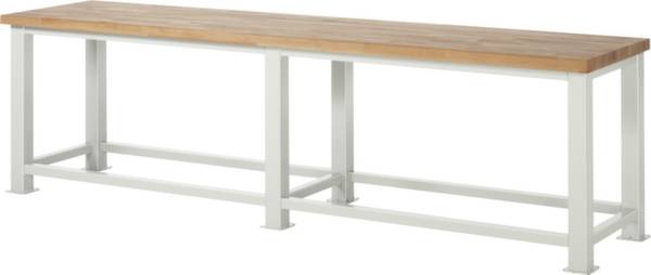 RAU 03 SLW-309B5S.12 Stół warsztatowy do dużych obciążeń (S x W x G) 3000 x 850 x 900 mm szary błyszczący - obrazek 1