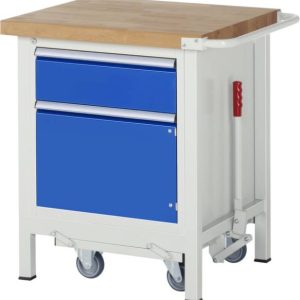 RAU 05-8152A2-077B4F.11 Stół warsztatowy (S x W x G) 700 x 880 x 700 mm szaro-biały (ral 7035)